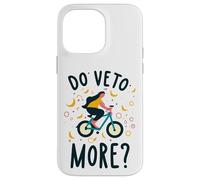 Do Veto More Veneto Frase Divertente Ragazza Cade Dalla Bici Carcasa para iPhone 14 Pro MAX