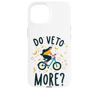 Do Veto More Veneto Frase Divertente Ragazza Cade Dalla Bici Carcasa para iPhone 15