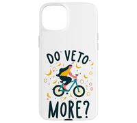 Do Veto More Veneto Frase Divertente Ragazza Cade Dalla Bici Carcasa para iPhone 15 Plus