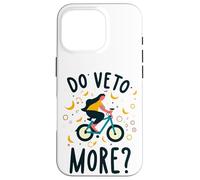 Do Veto More Veneto Frase Divertente Ragazza Cade Dalla Bici Carcasa para iPhone 16 Pro