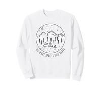 Do What Makes You Happy Campista Feliz Acampar Campaña Sudadera