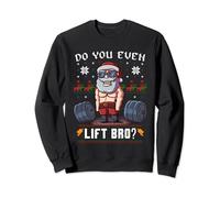 Do You Even Lift Bro Santa Claus Gym Suéter feo de Navidad Sudadera