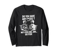 Do You Have Any Fcks Go Fish Juego de Cartas Humor Manga Larga