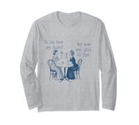 Do You Have Any Fucks Go Fish Girl para Mujeres Divertidas Jugando a Las Cartas Manga Larga