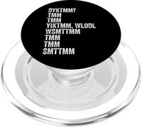 Do You Know The Muffin Man? DYKTMM? Funny Nostalgic Quote PopSockets PopGrip para MagSafe