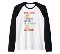Do You Know The Muffin Man DYKTMM Funny Quote Camiseta Manga Raglan