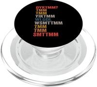 Do You Know The Muffin Man DYKTMM Funny Quote PopSockets PopGrip para MagSafe