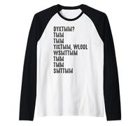 Do You Know The Muffin Man DYKTMM Nostalgia Funny Saying Camiseta Manga Raglan
