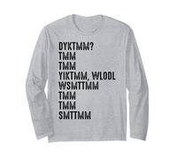 Do You Know The Muffin Man DYKTMM Nostalgia Funny Saying Manga Larga