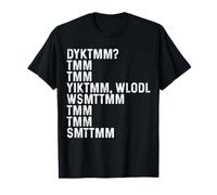 Do You Know The Muffin Man DYKTMM Playful Humor Saying Camiseta