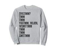 Do You Know The Muffin Man? DYKTMM? Retro Funny Quote Sudadera