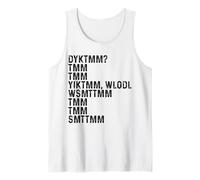 Do You Know The Muffin Man DYKTMM Vintage Funny Quote Camiseta sin Mangas