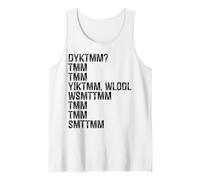 Do You Know The Muffin Man DYKTMM Vintage Nostalgia Wordplay Camiseta sin Mangas