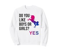 Do You Like Boys or Girls Bisexual Gay Pride Unicorn LGBT Sudadera