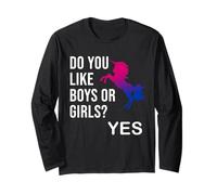 Do You Like Boys or Girls LGBT Bisexual Bi Gay Pride Unicorn Manga Larga