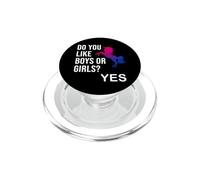 Do You Like Boys or Girls LGBT Bisexual Bi Gay Pride Unicorn PopSockets PopGrip para MagSafe