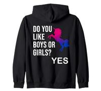 Do You Like Boys or Girls LGBT Bisexual Bi Gay Pride Unicorn Sudadera con Capucha