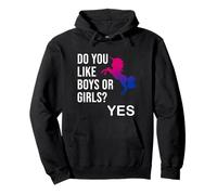 Do You Like Boys or Girls LGBT Bisexual Bi Gay Pride Unicorn Sudadera con Capucha