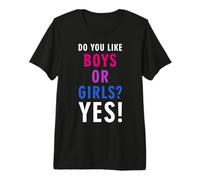 Do You Like Boys or Girls Yes Orgullo Bisexual Camiseta Premium