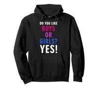 Do You Like Boys or Girls Yes Orgullo Bisexual Sudadera con Capucha