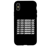 Do You Wanna Die Do You Wanna Die Canción de los 90 Carcasa para iPhone X/XS