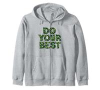 Do Your Best Cub Scout Nature Design Leaf Art Sudadera con Capucha