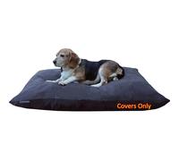 Do Yourself Diy Pet Bed de almohada de almohada de gamuza Case interna impermeable para perros/gato a mediano 36 """" x29 """" Color de cafι espress
