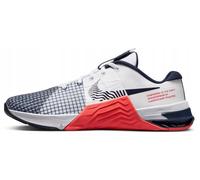 DO9328-101 Nike Metcon 8 Fitness Sport Blanco Rojo Azul Zapatos Hombre...