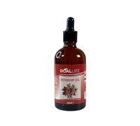 DOALLIFE Aceite de rosa mosqueta prensado en frío, 100 ml, 100 % puro, aceite de rosa silvestre natural para piel, cabello y uñas - Cuidado hidratante, antiedad y antiarrugas - Vegano