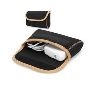 DOB SECHS Bolsa organizadora de cables de viaje, bolsa de almacenamiento para accesorios electrónicos, bolsa de dispositivos para cables, banco de energía, mouse, cargador, disco duro, esencial para