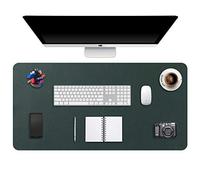 DOBAOJIA Alfombrilla de Escritorio XXXXL, Protector de Escritorio, Alfombrilla Ordenador, Alfombrilla Teclado y Raton, Tapete de Escritorio, Cuero PU Impermeable+Gamuza Antideslizante (120 x 60cm)