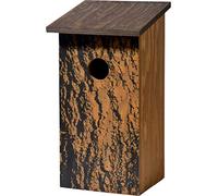 dobar 11005e Betula pendula - Caja para Nido (con Corteza de árbol, 15,5 x 14,5 x 30 cm, Madera de Abedul)