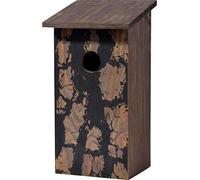 dobar 11020e - Nido para Colgar (15,5 x 14,5 x 30 cm), diseño de Corteza de árbol, Color Pino