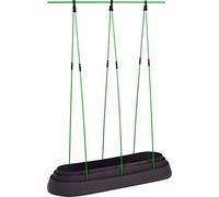 dobar 58742 - Macetero para Tomates (3 Plantas, 110 x 37 x 160 cm), Color Negro