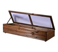 dobar® Accesorio de semillero para bancal Elevado, Color marrón Oscuro, 117 x 40 x 26 cm, Pino