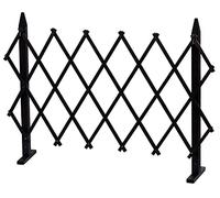 dobar® Green Label 29181FSCe - Rejilla Plegable (tamaño S, Madera Maciza, 110 x 80 cm), Color Negro