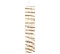 dobar Rank Escalera y Ranuras Valla para el Exterior, para Valla de Avellana Decorativo, 50 x 200 cm, Natural pérgola, Color marrón