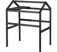 dobar® Ranktorm - Torre para Tomates y Fresas con Estante - Torre de Madera para bancal Alto Cubo 2.0-74 x 54 x 89 cm - Antracita