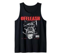 Doberman Dog Vintage Streetwear Urban Hip Hop Metal Rock Y2K Camiseta sin Mangas