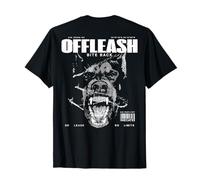 Doberman Dog Vintage Streetwear Urban Hip Hop Y2K Back Print Camiseta