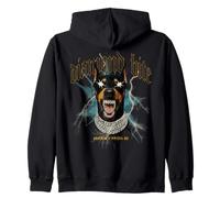 Doberman Dog Vintage Streetwear Urban Hip Hop Y2K Back Print Sudadera con Capucha