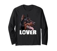 Doberman Lover Doberman Pinscher Perro Mamá Papá Manga Larga