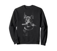 Doberman Pinscher Portrait Artistic Dog Lover Gift Sudadera