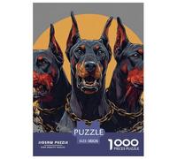 Doberman Pinscher Puzzle De 1000 Piezas para Adultos Rompecabezas DIY, Pasatiempo Creativo, Regalo, Diversión Rompecabezas para Adultos, Juego Educativo38x26cm/1000pcs