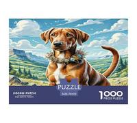 Doberman Pinscher Rompecabezas 1000 Pieza para Adultos Puzzle Juego for The Whole para Mujeres, Regalos para Hombres Cartón 100% Reciclado Decoración del Hogar 70x50cm/1000pcs