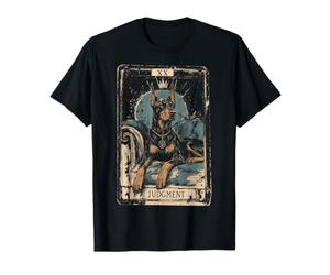 Doberman Tarot Card XX Juicio Vintage Arte Oculto Camiseta