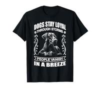 Dobermann Dogs Stay Loyal Through Storms Camiseta