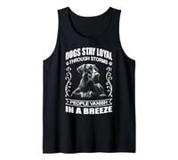Dobermann Dogs Stay Loyal Through Storms Camiseta sin Mangas