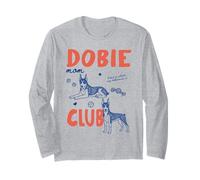 Dobie Mom Club Doberman Dog Owner Dog Mom Mothers Day Manga Larga