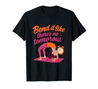Dobla como si no hubiera mañana Yoga Backbend Design Camiseta